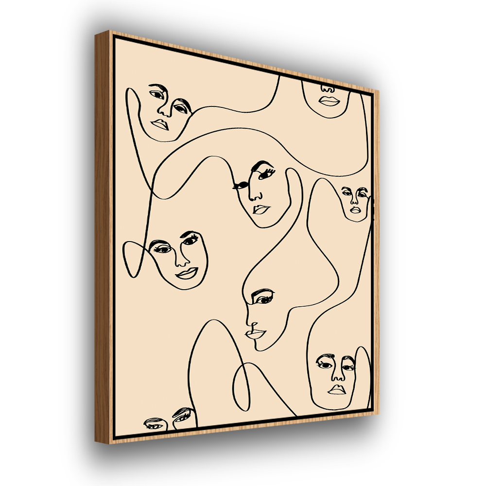 Many Faces - Wall Art by Modern Prints