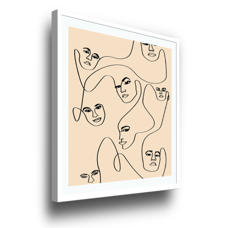 Many Faces - Wall Art by Modern Prints