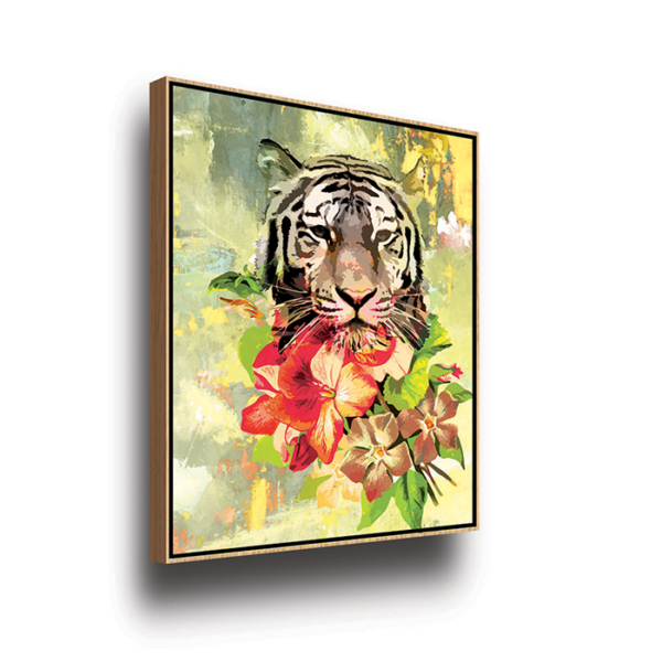 Floral Tiger – Wall Art by Modern Prints - Modern Prints