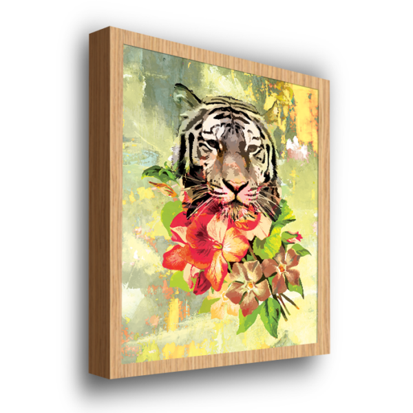 Floral Tiger - Wall Art by Modern Prints