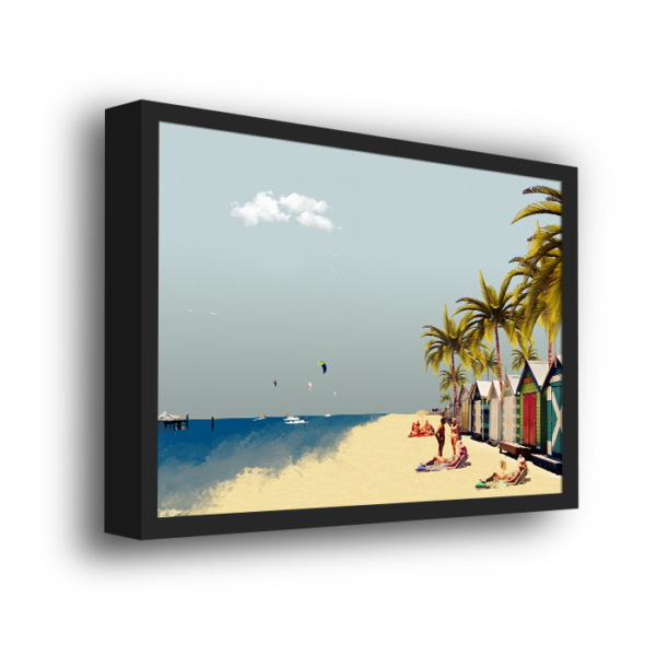 Bathing Boxes – Wall Art by Modern Prints - Modern Prints