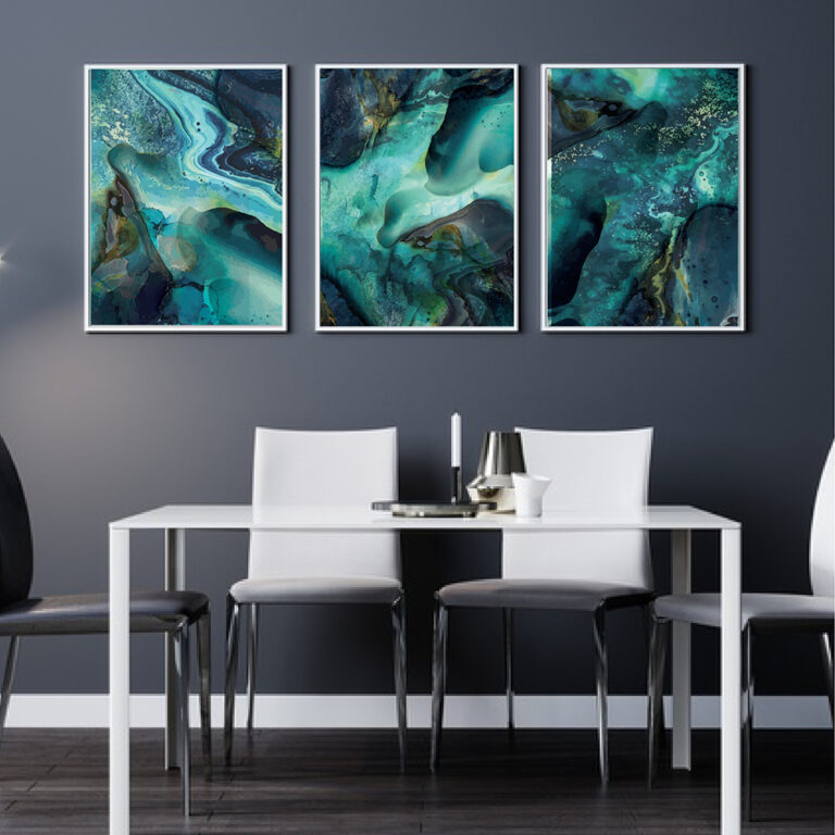 Tidepool – Art Print Set of 3 by Modern Prints - Modern Prints