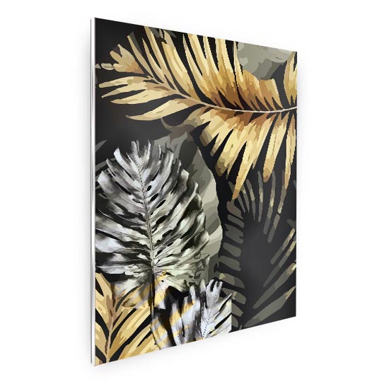 Metallic Jungle 1 - Modern Prints