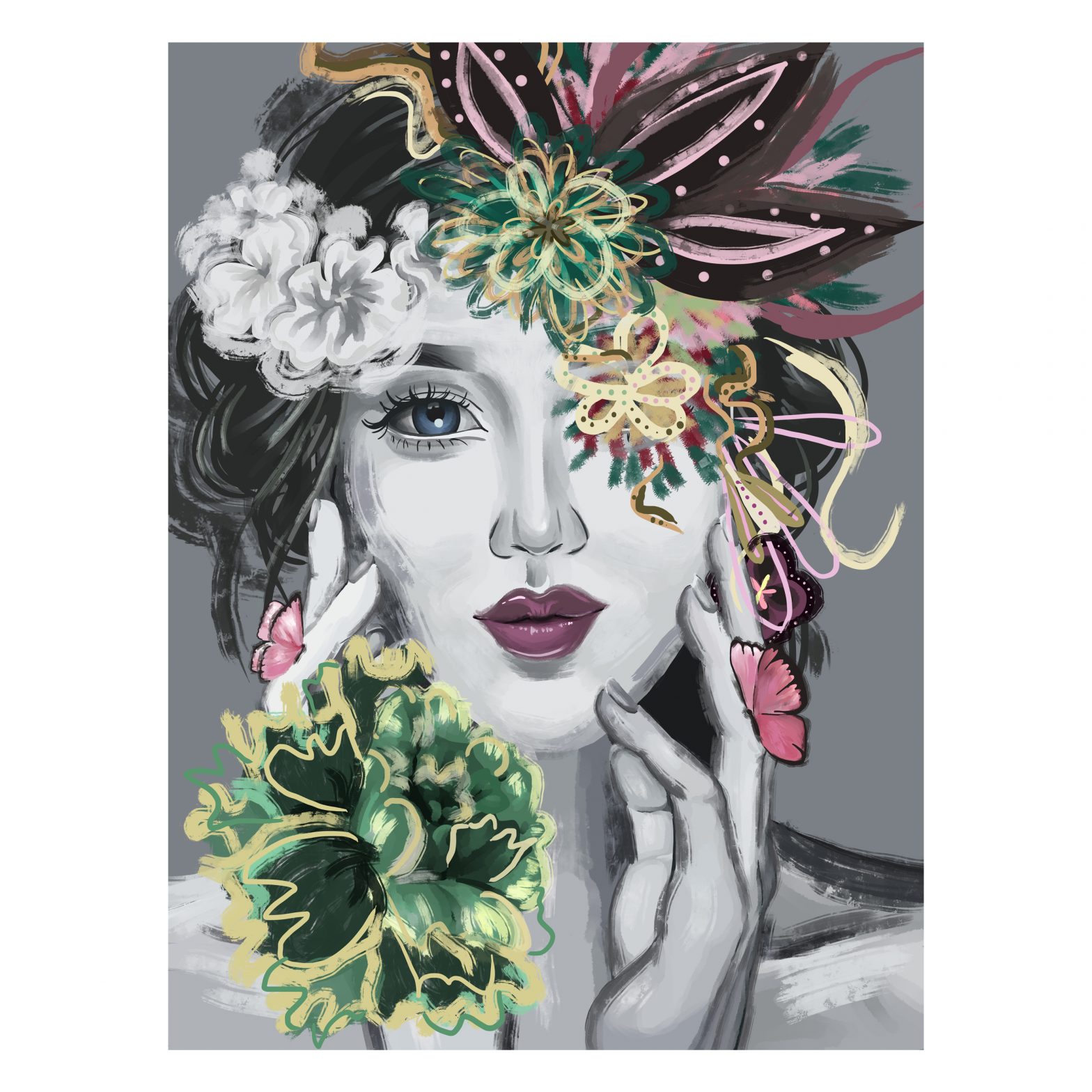 Leyla Rose - Wall Art by Modern Prints