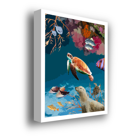 Under The Sea 2 - Wall Art by Modern Prints